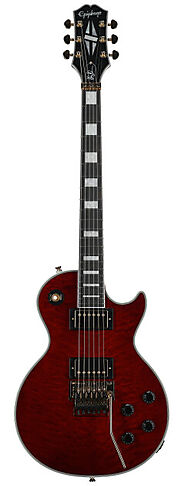 Epiphone Alex Lifeson Les Paul Custom Axcess Electric Guitar (with Case)