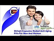 Shilajit Capsules Herbal Anti Aging Pills For Men And Women