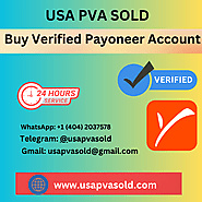 Buy Verified Payoneer Accounts - USA PVA Sold