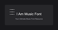 I Am Music Font - Your Ultimate Music Font PNG