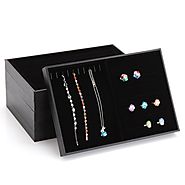 Fashion Jewelry Display Case Jewelry Box Earring Holder
