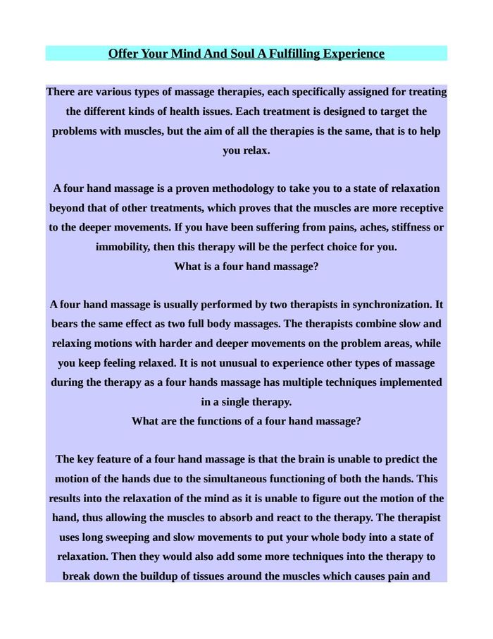 The Health Benefits Of Aromatherapy Massage A Listly List