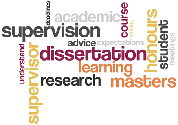 Identifying, developing and disseminating best practice in supporting honours and coursework dissertation supervision...