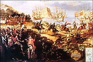 Cortes Claiming Land for the Spanish Crown