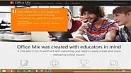 A Demonstration of Microsoft Office Mix
