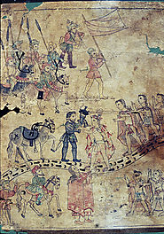 Cortés Greets Xicoténcatl.