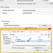 Cache Connection Manager in SSIS 2014