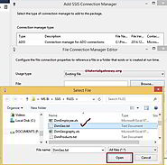 File Connection Manager in SSIS 2014