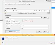 SMO Connection Manager in SSIS 2014