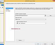 ADO.NET Source in SSIS 2014