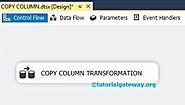 Copy Column Transformation in SSIS 2014