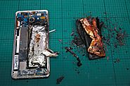 The post mortem…. here’s how the phone looked after it exploded