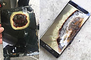 Stock picture of Samsung gadgets which overheated and caught fire