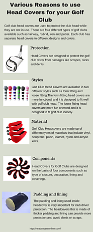 Various Reasons to use Head Covers for your Golf Club
