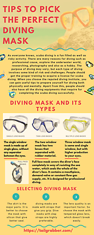 Tips to Pick the Perfect Diving Mask