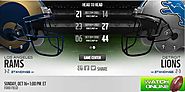 Lions vs Rams - Rams vs Lions live, stream, watch, game, nfl, football, online. Los Angeles Rams game, live, stream, ...