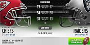 Chiefs vs Raiders - Raiders vs Chiefs live, stream, watch, game, nfl, football, online. Oakland Raiders game, live, s...