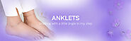 Step Out in Style: Trendy Silver Anklets for Women at Zalkari