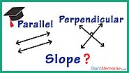 Slopes of Parallel and Perpendicular Lines ( GMAT / GRE / CAT / Bank PO / SSC CGL)