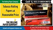 Tobacco Rolling Papers at Reasonable Price