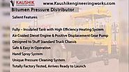 Bitumen Pressure Distributor