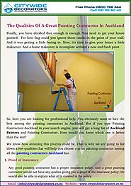 Find Painting Contractor In Auckland for Great Quality Painting