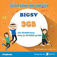 Cách đăng ký gói cước 3G BIGSV Vinaphone cho sinh viên