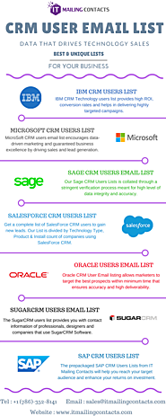CRM Users Email Lists to Create Your Brand Awareness