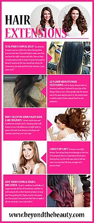 Real hair extensions and hair straighteners
