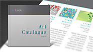 Free Art Catalogue InDesign template. Design your own catalog - Free.
