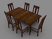 Wooden Six Seated Dining Tables