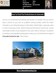 Best Range of Colorado Homes For Sale