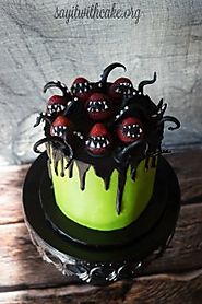 Creepy Halloween Cake