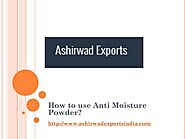 How to use Anti Moisture Powder?