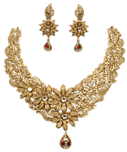 Gold Necklace Set Designs | Chungath Jewellery