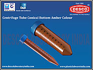 Centrifuge Tube Conical Bottom Amber Colour | DESCO