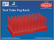 Polypropylene Test Tube Peg Rack | DESCO