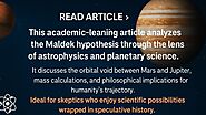 6. 🧠 SciencesForce – “A Few Lessons from the Lost Planet”