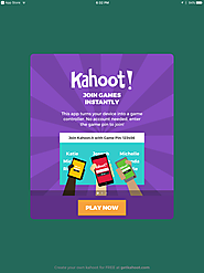 Website at https://create.kahoot.it/#