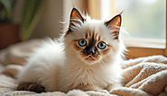 Mix Persian Siamese Cat