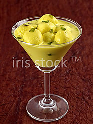 MALAI GULLA SERVED IN A COCKTAIL GLASS