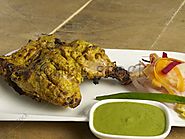 panch phoran chicken bengali style with mint chutney