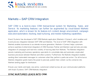 Marketo – SAP CRM Integration by Knack Systems