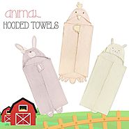 Shop Animal Hooded Towels Online At Little West Street