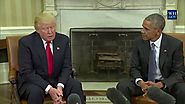 Donald Trump at the White House: Obama reports 'excellent conversation' – live