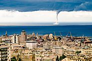 Huge Waterspout Twister, Genoa, Italy ⋆ Daily Viral Post