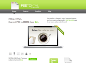 PSD to HTML. PSD to XHTML
