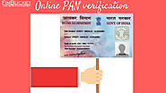 Online PAN verification types of online PAN verification facility| Finbucket |
