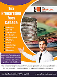 Tax Preparation Fees Canada