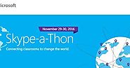 Teachers - join Microsoft for Skype-a-Thon 2016 on 29th and 30th November